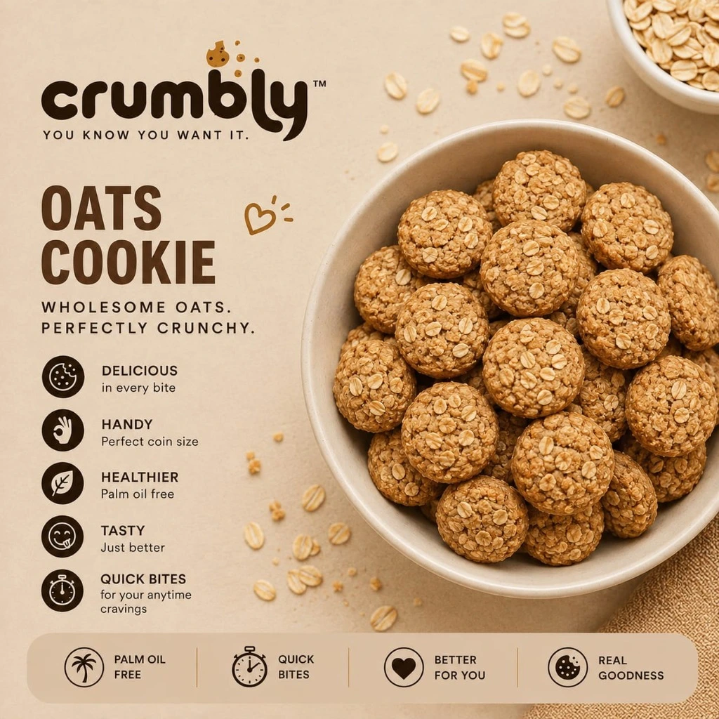 CRUMBLY Wholesome Oats